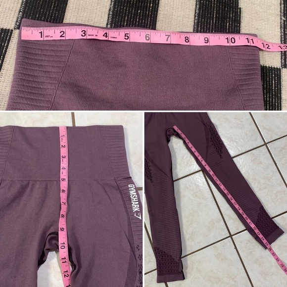 GYMSHARK Women’s Purple Wash Energy Seamless Leggings Small - Picture 12 of 12
